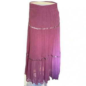Free People Ella sugar  plum skirt sz 6
